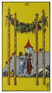 Four of Wands - Rider Waite